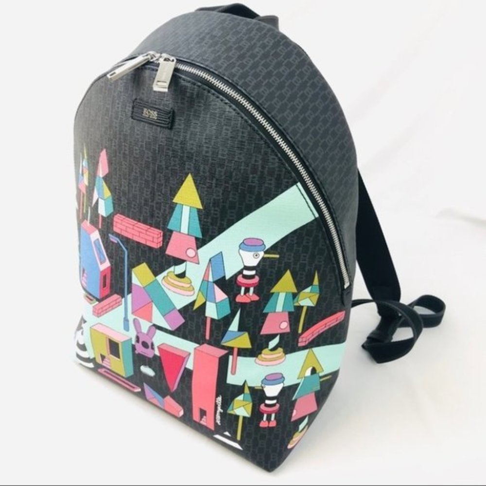 Hugo Boss x Jeremyville collab piece Backpack limited edition No longer made